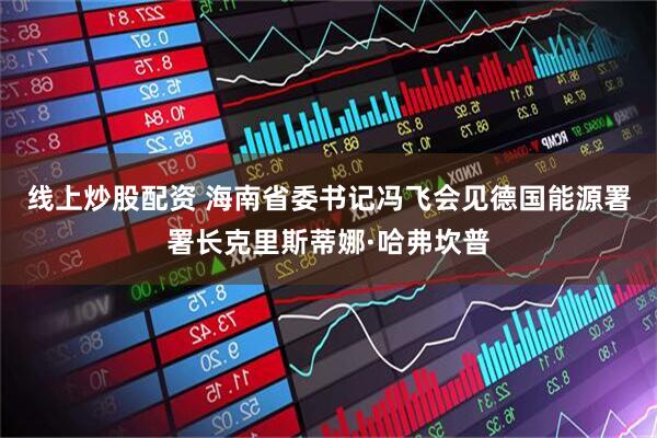 线上炒股配资 海南省委书记冯飞会见德国能源署署长克里斯蒂娜·哈弗坎普